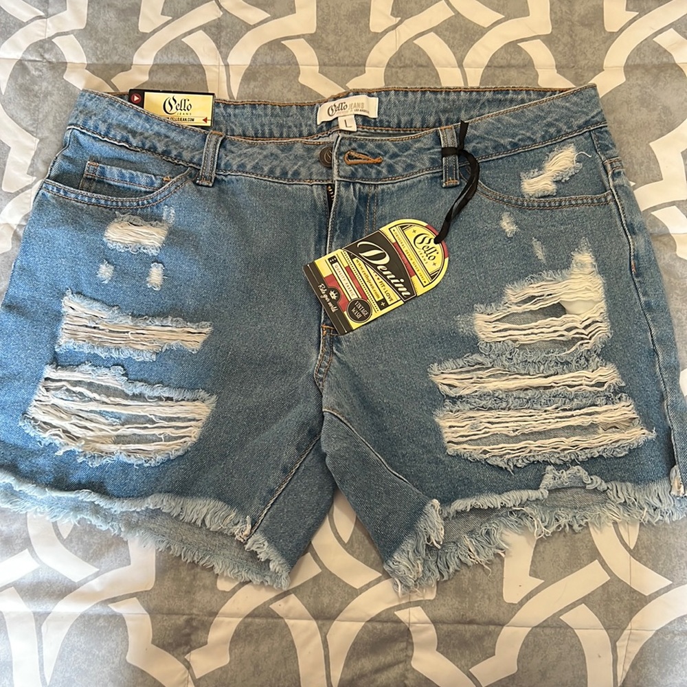 Cello denim shorts size L